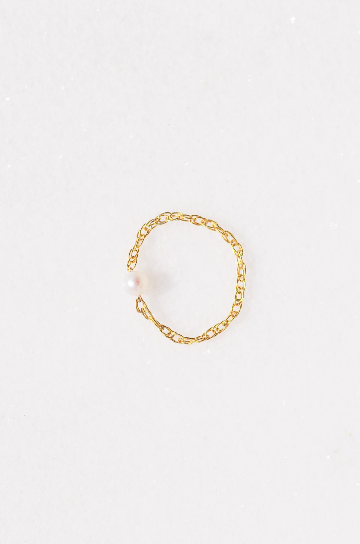 Pearl Chain Ring