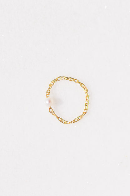 Pearl Chain Ring