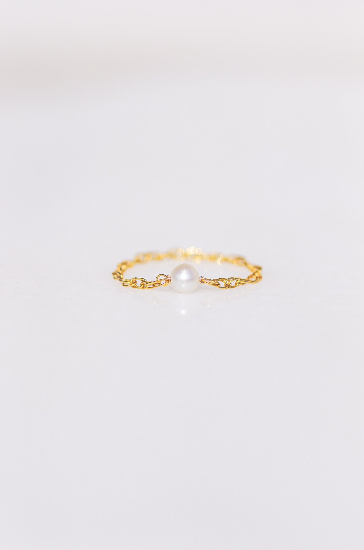 Pearl Chain Ring