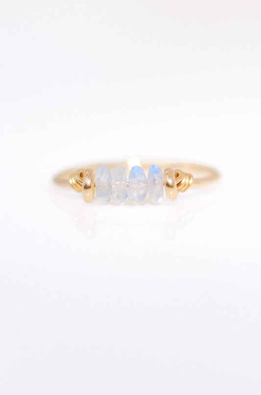 Moonstone Gold Ring