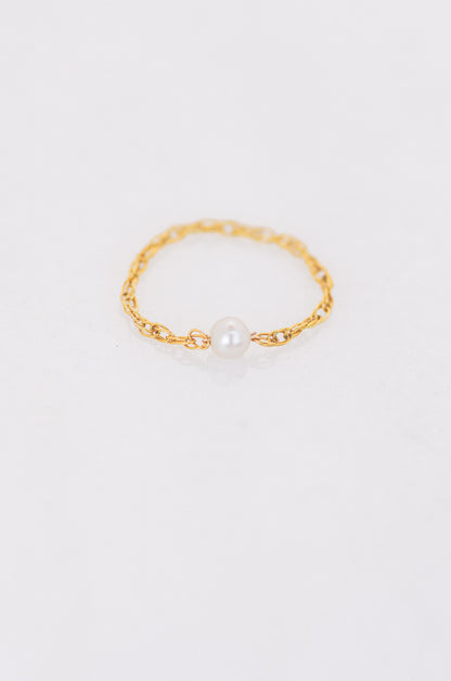 Pearl Chain Ring