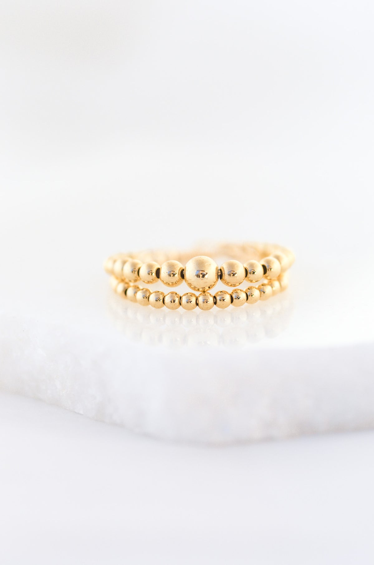 Goldperlenring