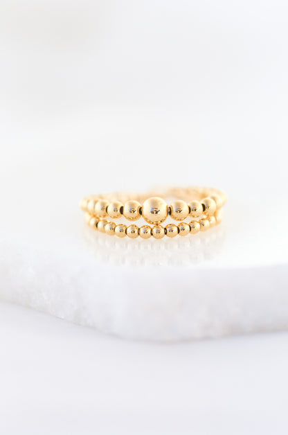 Goldperlenring
