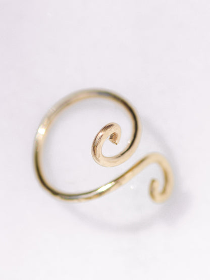 Bold Spiral Ring, Small