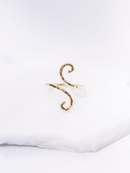 Bold Spiral Ring, Small