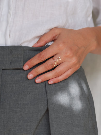 Bold Spiral Ring, Small