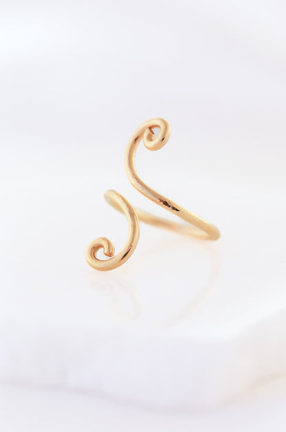 Bold Spiral Ring