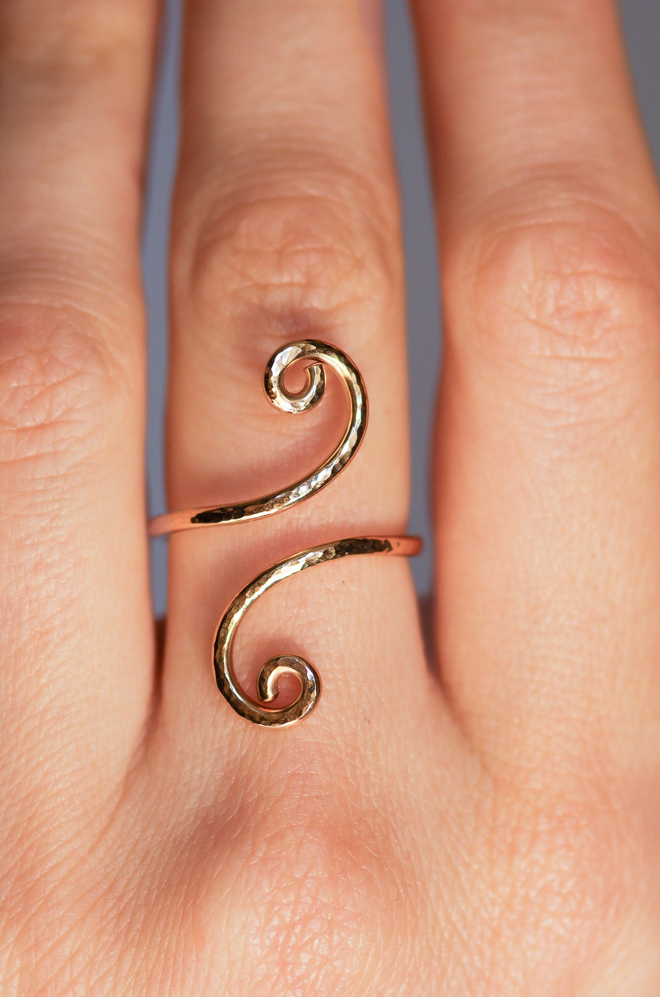 Bold Spiral Ring