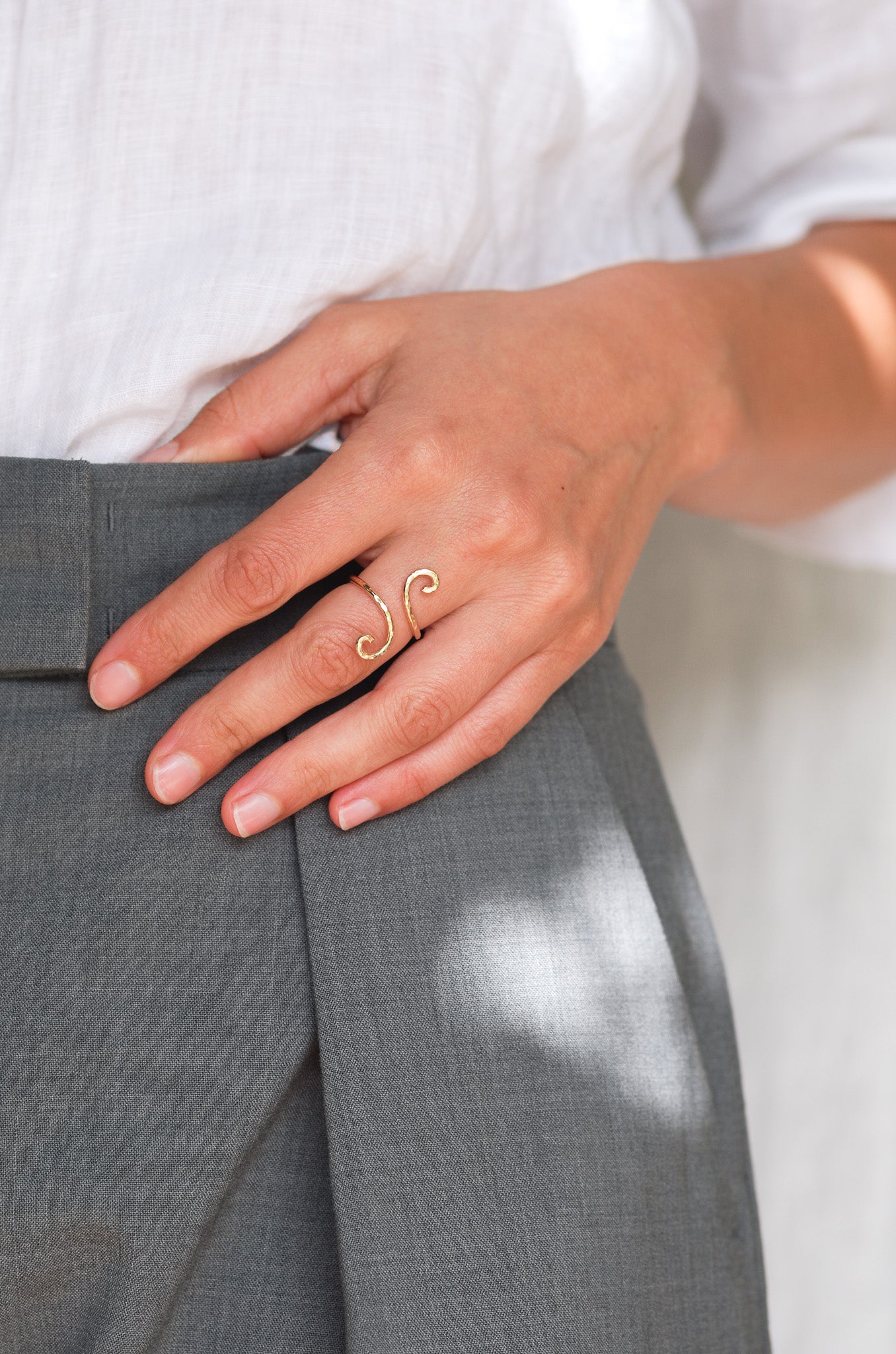 Bold Spiral Ring